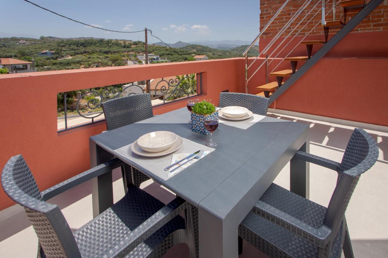 Mouse House With Sea View And Mini Pool Villa Platanias  Ngoại thất bức ảnh