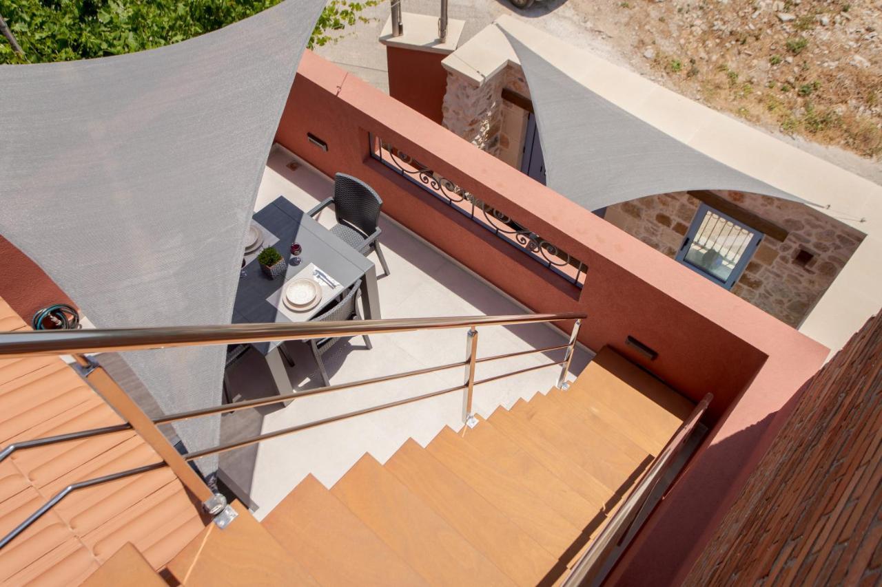 Mouse House With Sea View And Mini Pool Villa Platanias  Ngoại thất bức ảnh